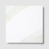 ミニマリスト緑シダ ゲストブック (裏面)