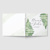 ミニマリスト緑シダ ゲストブック (全面)