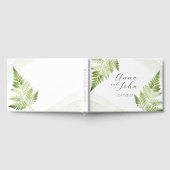 ミニマリスト緑シダ ゲストブック (全面)