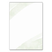 ミニマリスト緑シダ テーブルナンバー (裏面)