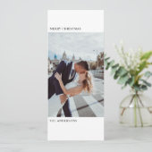 ミニマリスト縦型クリスマス写真エレガント (スタンド正面)