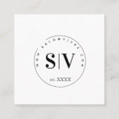 ミニマリスト美しいサロンプロフェッショナル事業 コーリングカード (正面)