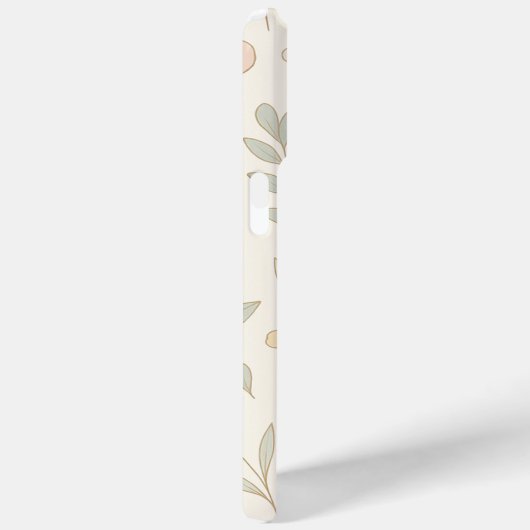 ミニマリスト美学ボタニカルiPhoneケース Case-Mate iPhoneケース (裏面 / 右)