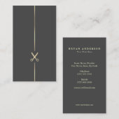 ミニマリスト美容師名刺 名刺 (正面/裏面)