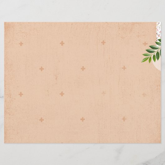 ミニマリスト背景グランジアートジャーナル紙 (正面)