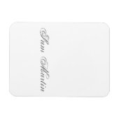 ミニマリスト脚本ラブリー3Dモノグラム マグネット (横)