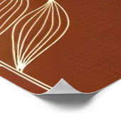 ミニマリスト自然型枠デザイン ポスター (角)