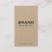 ミニマリスト自然 名刺 (正面)