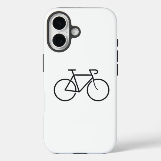ミニマリスト自転車デザイン電話ケース Case-Mate iPhoneケース (裏面)