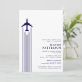 ミニマリスト航空フライトスクールパイロット卒業 招待状 (スタンド正面)