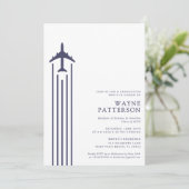 ミニマリスト航空フライトスクールパイロット卒業 招待状 (スタンド正面)