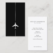 ミニマリスト航空名刺 名刺 (正面/裏面)