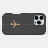 ミニマリスト航空 iPhoneケース (裏面横)