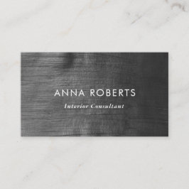 ミニマリスト色彩の鮮やかブラック名刺 名刺