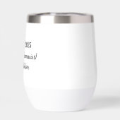 ミニマリスト薬局タイポグラフィ (背面)