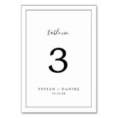 ミニマリスト表番号 テーブルナンバー (裏面)