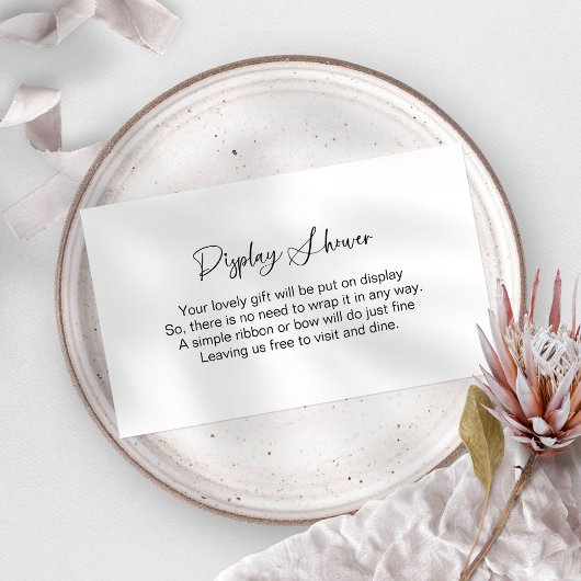 ミニマリスト表示シャワーエンクロージャカード エンクロージャーカード