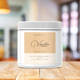 ミニマリスト製品ラベルシール スクエアシール