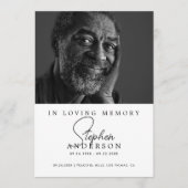 ミニマリスト記念碑、生活お祝いと葬儀 プログラム (正面)