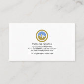 ミニマリスト証券取引所グラフ財務顧問  名刺 (裏面)