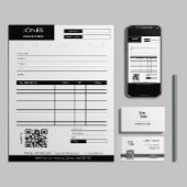 ミニマリスト請求書販売受領小規模企業