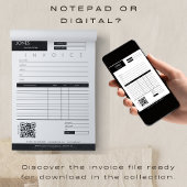 ミニマリスト請求書販売受領小規模企業