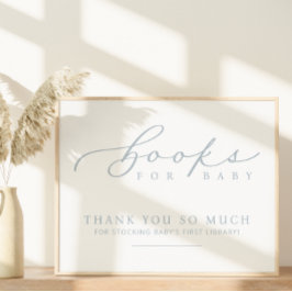 ミニマリスト赤ちゃんシャワーベビー駅サイン用ブック ポスター