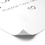 ミニマリスト赤ちゃんシャワー優秀ポスター ポスター (角)