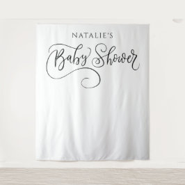 ミニマリスト赤ちゃんシャワー写真プロップ背景 タペストリー