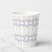 ミニマリスト赤ちゃんシャワーBohoドリームキャッチャーパターン 紙コップ (左)