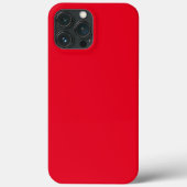 ミニマリスト赤クリスマスプレーン無地のカラー Case-Mate iPhoneケース (裏面)