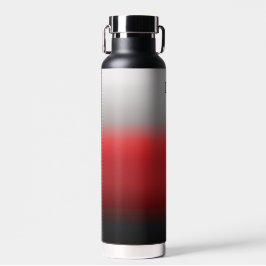 ミニマリスト赤白黒モノグラム ウォーターボトル