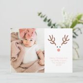 ミニマリスト赤鼻トナカイ シーズンカード (スタンド正面)