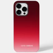 ミニマリスト赤 Case-Mate iPhoneケース (裏面)