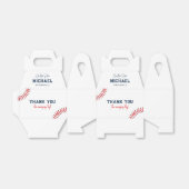 ミニマリスト野球切り妻ギフトボックス フェイバーボックス (折り畳みなし)