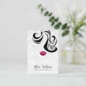 ミニマリスト銀《写真》ぼけ味波毛モダンジュエリー 名刺 (スタンド正面)