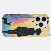 ミニマリスト電話ケース森の神秘的なニンフ Case-Mate iPhoneケース (裏面 (横))