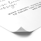 ミニマリスト電話メッセージオーディオゲストブックサイン ポスター (角)