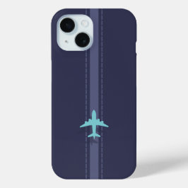 ミニマリスト飛行機 iPhone 15ケース
