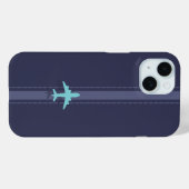 ミニマリスト飛行機 Case-Mate iPhoneケース (裏面 (横))