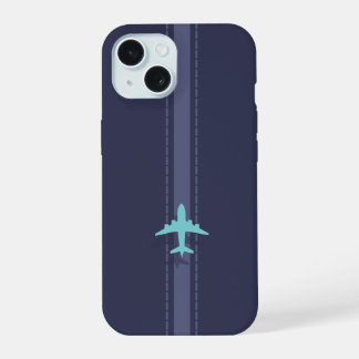 ミニマリスト飛行機 iPhone 15ケース