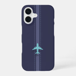 ミニマリスト飛行機 iPhone 16ケース