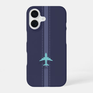 ミニマリスト飛行機 iPhone 16ケース