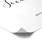 ミニマリスト食卓看板 ポスター (角)