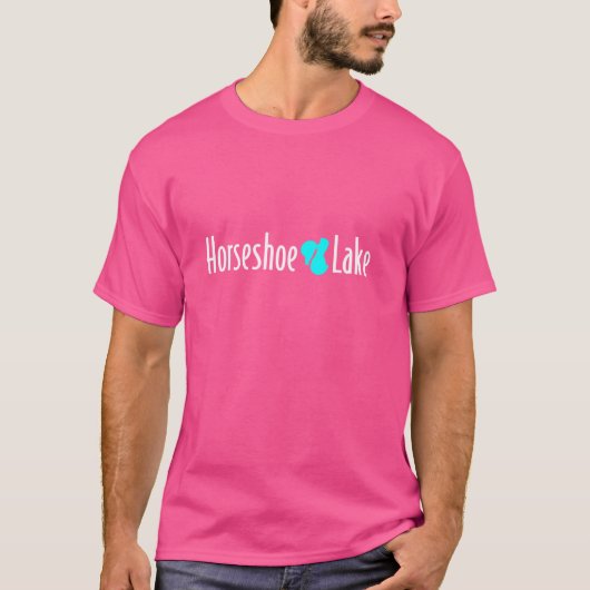 ミニマリスト馬蹄湖 – ミネソタ Tシャツ (正面)