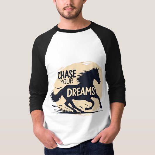 ミニマリスト馬 Tシャツ (正面)