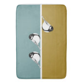 ミニマリスト鳥デザインバスマット バスマット (正面縦)