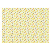 ミニマリスト黄色ひまわり秋男女兼用 テーブルクロス (正面(横))