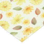 ミニマリスト黄色ひまわり秋男女兼用 テーブルクロス (アングル)