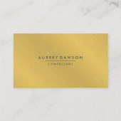ミニマリスト黄金のテクスチャ 名刺 (正面)